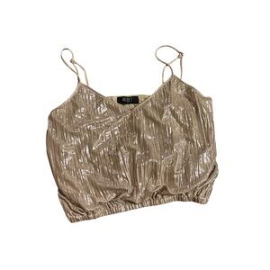 The Reset Shimmering Metallic Camisole